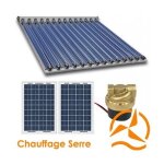 Kit chauffage solaire - hd4k - 26 m� capteur - autonome - r�sistant au gel