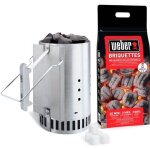 Accessoire barbecue et plancha weber kit allumage - chemine allumage