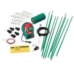 Kit pour cl�ture �lectrique piquet de remplacement fibre verre kerbl - vert - tu