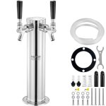 Kit colonne  bire pression  double robinet - vevor - acier inoxydable - tube pr - assembltige robinet ...