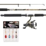 Kit complet p�che - mitchell - tanager - canne 180 cm - moulinet avec fil - camouflage vert mat