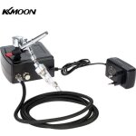 Compresseur dair arographe - kkmoon - 100 - 240v - sans huile - professionnel - filaire