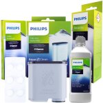 Kit compresseur saeco / philips: aquaclean water filter ca6903 / 10 descaler ca6700 / 10 degreasing tablets ...