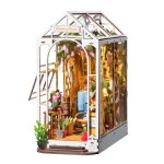 Kit de construction robotime booknook garden house tgb06 bois 20 x 11 x 24 cm
