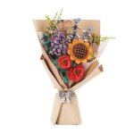 Kit de construction robotime flower bouquet tw01h bois 26 x 44 x 13 cm