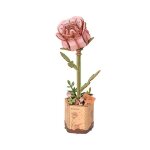 Kit de construction robotime pink rose tw041 bois 21 x 85 x 65