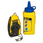 Kit cordeau traceur 9m compact avec poudre stanley - stht0 - 47244 - bleu