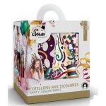 Kit cotillons - ptit clown - re23443 - color� - pour 10 personnes - en bo�te