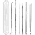 Kit de coupe - ongles 6 en 1 - inf - ensemble doutils de coupe dongles - silver
