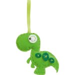 Kit de couture - folia - mini filzinies - dinosaures - 12 pi�ces - instructions incluses - 10 cm x 6 ...