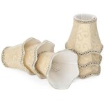 Kit dabat - jour wovte ensemble de 6 petits abat - jour � bougie verticale (diam�tre de 75 * 130 mm hauteur ...