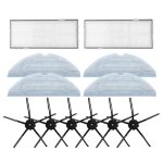 Kit daccessoires pour aspirateur robot roborock s7 t7s t7s plus pi�ces de rechange 6 brosses lat�rales ...