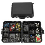 Kit daccessoires de pche - salutuya - 160 pices - hameons - merillons - bote de rangement