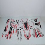 Kit déco autocollant spirit rouge 26 pièces kutvek pour moto yamaha 450 yzf Kit déco autocollant spirit rouge 26 pièces kutvek pour moto yamaha 450 yzf