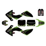 Kit d�co nstyle / monster - type crf50 - vert - dirt bike