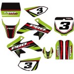 Kit dco probike - new motorz - type crf50 - vert - pice dtache pour motos dirt bike / pit bike