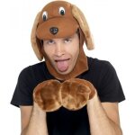 Kit de dguisement gentil chien - smiffys - peluche - marron - adulte - a partir de 3 ans