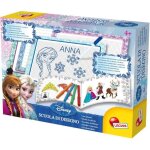Kit de dessin - liscianigiochi - la reine des neiges - ardoises feutre effa�able