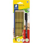 Kit de dessin - staedtler - noris + marqueur permanent 318f - 12 crayons graphite - 1 marqueur gratuit ...