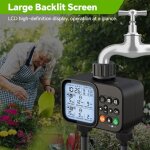 Kit dirrigation automatique - momotou - minuterie  2 sorties - noir - arrosage jardin pelouse serre