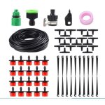 Kit dirrigation goutte à goutte - ynkkvre - 15m - pvc - arrosage automatique - Économie deau Kit dirrigation goutte à goutte - ynkkvre - 15m - pvc - arrosage automatique - Économie deau