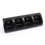Kit dock station 4 x batterie rechargeable et de quad 4 chargeur pour wii remote manette noir Kit dock station 4 x batterie rechargeable et de quad 4 chargeur pour wii remote manette noir