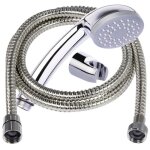 Kit de douche - simplex - chrome - support inclus - flexible inclus - couleur gris