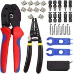 Kit doutils de pince a sertir solaires pour panneau solaire 25 / 40 / 60 mm²5 paires de connecteurs de ... Kit doutils de pince a sertir solaires pour panneau solaire 25 / 40 / 60 mm²5 paires de connecteurs de ...