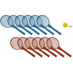 Kit �ducatif mini tennis - sportifrance - lot de 12 raquettes - bleu / rouge - adulte