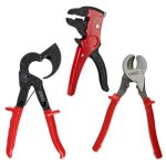 Kit électricien 3 outils - 1 pince coupe câble à cliquet - 1 pince coupante coupe câble - 1 pince à dénuder ... Kit électricien 3 outils - 1 pince coupe câble à cliquet - 1 pince coupante coupe câble - 1 pince à dénuder ...