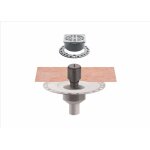 Kit dvacuation douche italienne kerdi - drain - sortie verticale dn50 - siphon intgr