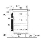 Kit d�vacuation pour plaque aspirante siemens hz9vdke1 - filtres � charbon + gaines