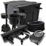 Kit filtration pour bassin sunsun - 60000l - strilisateur neo8000 70w - pompe 25m - tuyau skimmer fontaine ...
