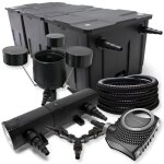 Kit de filtration de bassin sunsun - 90000l - neo8000 70w - pompe 25m - skimmer