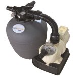 Kit de filtration - poolstyle - platine - filtre  sable - 11m3 / h - 500mm - 3 / 4cv mono