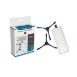 Kit filtre haute performance et 2 brosses latrales aspirateur robot zr130002 rowenta