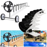 Kit de fixation pour b�che solaire de piscinesangles et clips de fixation pour les enrouleurs8 sangles ...