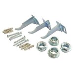 Kit fixations radiateur pour aluminium + réductions m26x34 (1) - f15x21 (1 / 2) Kit fixations radiateur pour aluminium + réductions m26x34 (1) - f15x21 (1 / 2)