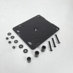 Shad kit fixation top master v0lb19st pour piaggio liberty 125 (apr�s 2005) - platine acier noir