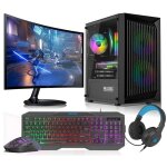 Vist kit gaming ryzen 5 3600 - ram 32go - rx 7600 - ssd 1to m. 2 - wifi - lcd 24 - windows 11 pro