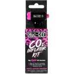 Kit de gonflage co2 - muc - off - road - noir / rose - 2 cartouches - compatible presta / schrader