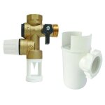 Kit nf comprenant groupe de scurit laiton et entonnoir siphon