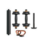 Kit haltère + barre + kettlebell xiaomi fed v2 10 kg - black / orange - tu Kit haltère + barre + kettlebell xiaomi fed v2 10 kg - black / orange - tu