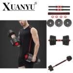 Kit halt�res musculation poids ajustable xuanyu 20 kg rouge