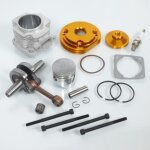 Kit performance haut moteur racing cylindre piston culasse vilo pour moto pocket bike