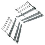 Kit jeu glissieres telescopique + gradin - four cuisini�re - bosch siemens (39693)