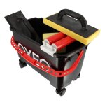 Kit de lavage spécial joints de carrelage pour carreleur - bac 24l sur roulettes - taloche éponge - platoir ... Kit de lavage spécial joints de carrelage pour carreleur - bac 24l sur roulettes - taloche éponge - platoir ...