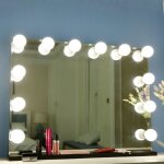 Kit de lumi�re de miroir - lampe pour miroir cosm�tique lampe de coiffeuse table 10 ampoules led lampe ...