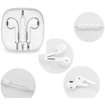 Kit mains libres - non spcifi - blanc - jack 3. 5 mm - couteur avec micro - pour smartphone et tablette ...