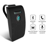 Kit mains libres voiture bluetooth pimpimsky kit main libre pare soleil haut - parleur - support siri ...